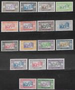 Senegal 1914 Market Scene set.