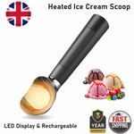 Heated Ice Cream Scoop Rechargeable Electric Ice Cream Scoop for Hard Ice Cream