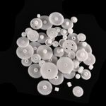 58PCS Plastic Gear Kit for Motor Shaft Repair and For DIY Robotics Projects