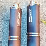 Aprilia B-1146 OEM Exhaust Silencer Muffler Silencer, Used. L/ H & R/H  Pair