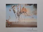 Salvador Dali Hand Signed Lithograph - The Temptation of St. Anthony