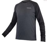 Endura SingleTrack L/S Cycle Jersey - Pewter Grey - Size S Rrp £49.99