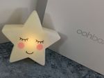 Baby Moon & Stars Night Light – Nursery Lamp, Portable Bedside Sleep Light