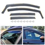 For Ford Fiesta MK8 5 Door Hatchback 2017-2025 Wind Deflectors 4pc Tinted +Clips