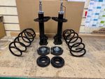 FOR VAUXHALL COMBO MK3  FRONT SHOCK ABSORBERS STRUT TOP MOUNTS + COIL SPRINGS