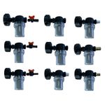 Valve Standard Garden Water Ball Valve Attachment Mingle Shutoff Inline Hose for