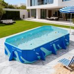 Huge foldable Swimming Pool Family Fun, Outdoor, Convenient storage; Collapsible