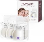 Momcozy Easy Pour Breastmilk Storage Bag, 250ml, Temp-Sensing Color Change, 120