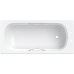 Twyford Celtic Steel 1600 x 700mm Anti Slip Bath, Grips & Fast Fix Legs BS1272WH