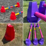 CAVALETTI CONE PODS raised Pole work Training Aid Cavaletti Per Pair *MULTI-BUY*