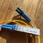 ADVA 1.25Gbps Single-Mode LC Fiber SFP Module + Patch Cable Kit