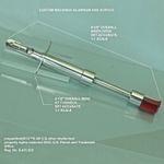 Star Trek, Dr. McCoys Hypospray M1, with RED Vial, MACHINED ALUMINUM & Acrylic
