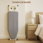 Heavy Duty Foldable Ironing Board Adjustable Height Non Slip Legs Washable Cover