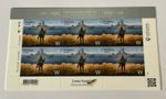ORIGINAL UKRAINE ‘W’ FULL SHEET 6 STAMPS RUSSIAN WARSHIP GO SNAKE ISLAND SOLDIER
