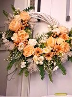 Home Made Summer Wreaths In A Range Of Different Colours 