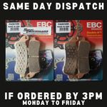 EBC HH FRONT Brake Pads Honda VFR 800 Fi 1998 1999 2000 2001 VTEC 2002 03 04 05