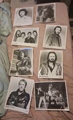 The Who 10 B&W Photos 8X1O MCA Promo Pics + Daltrey Townsend Entwistle Jones 