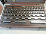 Mitutoyo imperial slip gauge set almost complete set