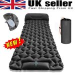 Camping Sleeping Self Inflating Mat 10cm Thick Lightweight Single Camp Air Bed