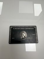 Custom Black Metal Bank Card | Laser Engraved Name | Centurion Style Luxury Card