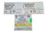 Ticket Stubs Dundee Utd x3 Scottish Cup Finals 88, 91, 94 vintage 