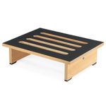 Non-Slip Wooden Step StoolSteps Outdoor and Indoor  Rubber Stepping Bed