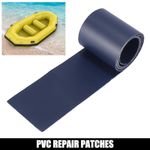 5x100cm 49g Kayak Repair Patches PVC Repair Rafts for Rubber Boats Canoe Blue