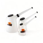 Measuring Jug With Flexi Spout & Lid For Fluid Fuel Oil Petrol Diesel 1L 2L 5L