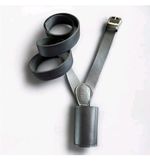 FLAG POLE HOLDER BELT Genuine Leather Military parade Uniform for left Shoulder 