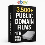 Over 3,500 Public Domain Movies on a 1TB External Hard Drive - Incredible Value