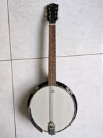 Vintage Remo Weather King 6 String Wooden Banjo With Stand