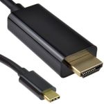 Phone/Laptop to TV USB Type C to HDMI Lead 4K 60Hz UHD Cable 1m/2m/3m/5m Black