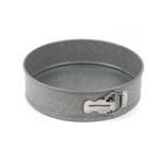 Salter Spring Form Cake Tin Round Baking Pan 24 cm Non-Stick Marblestone Grey