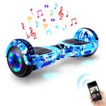 Hoverboard Bluetooth Self-Balancing Electric Scooters LED Hover 2Wheels Board-UK