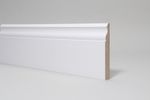 Skirting Board  White Primed MDF  Ogee  119 x 14 x 2700mm