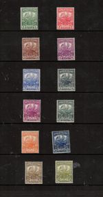 Newfoundland #115 - #126 Very Fine Never Hinged Fresh Set
