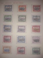 Mozambique Company 1935 Airmail Definitives Used Set Album Page Stamps
