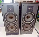 Mordaunt Short MS45ti Vintage HiFi Black Ash Speakers Working 63cm-High