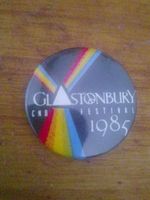 Original Glastonbury 1985 Badge