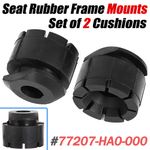 2 Seat Rubber Frame Mount Cushions For Honda Fourtrax TRX300 TRX 250 350 400 450