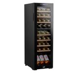Wine Cooler Drinks Fridge 27 Bottle Dual Zone Touch Screen Black Baridi DH90 B