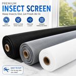 Window NET Mesh Screen FLY INSECT Mosquito Moth Insect Screen Netting UK.