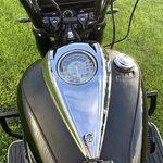 Scp) YAMAHA MIDNIGHT STAR XVS950 VSTAR XVS950 LEATHER TANK PANEL PAD BIB COVER