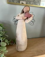 Willow Tree Angel of the Heart Angel Figurine Ornament/ Figurines Angels