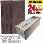 Mirka Abranet Strips 70x198mm Box Choose 10/20/50 * ALL GRITS * Inc Mixed Box