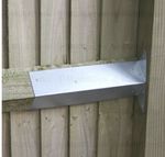 8pack 300mm ARRIS RAIL BRACKETS GALVANISED FENCE POST SUPPORT FENCING BRACKET