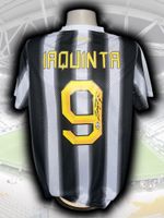 Hand Signed VINCENZO IAQUINTA Juventus Retro Home Shirt - COA