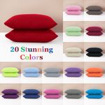 2, 4 X PILLOW CASE LUXURY CASES POLY COTTON HOUSEWIFE PAIR PACK  PILLOW COVER