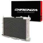 DIRENZA HIGH FLOW 40mm ALLOY RADIATOR RAD FOR ALFA ROMEO 156 1.8 2.0 2.5 V6 97+