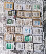 £101.95p Face Value Barcoded Stamps Unfranked Mostly On Paper